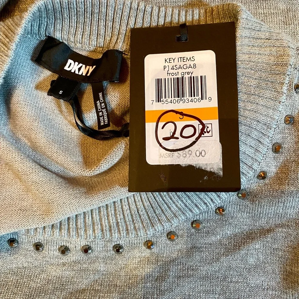 ✨DKNY hi-low Hem Cropped Sweater✨ NWT_7